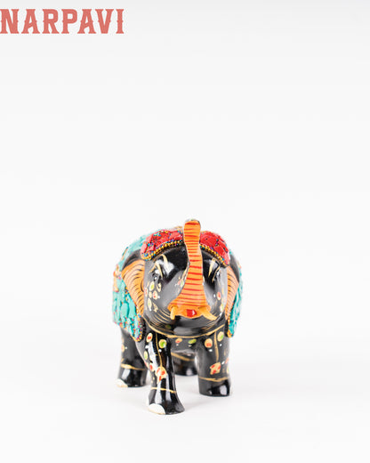 BLUE & RED BEATS PANTING ELEPHANT TUP 4"