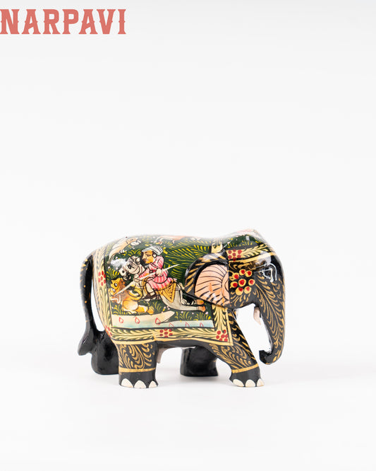 ELEPHANT MINIATURE PAINTING 3INCH